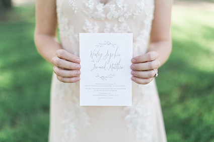 Wedding invitation