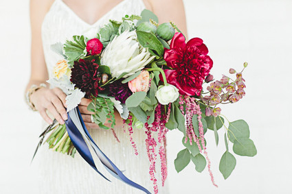 Fall wedding florals