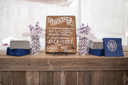 Rustic bar signage