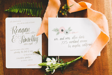 Wedding invitation suite