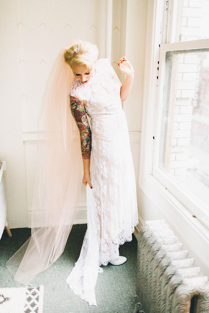 Loho Bride wedding dress Inspiration