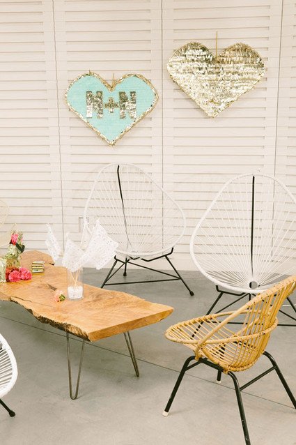Wedding lounge area