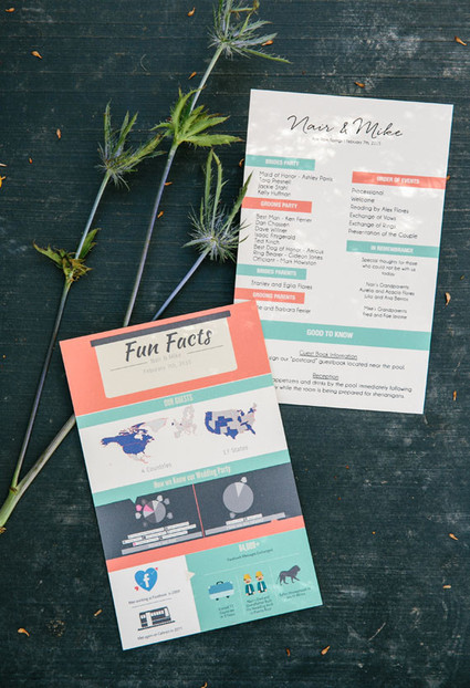 Wedding program Inspiration