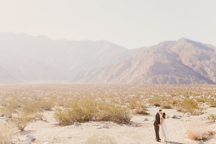 Palm Springs wedding portrait