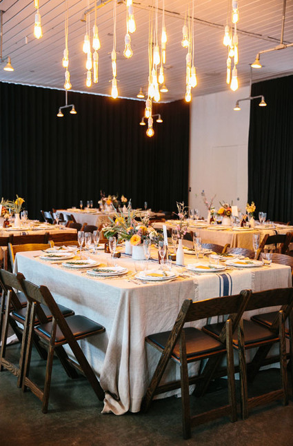 Whimsical wedding tablescape