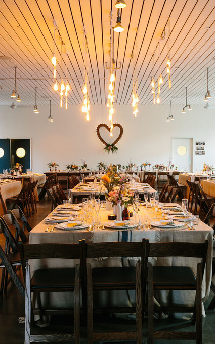 Whimsical wedding reception