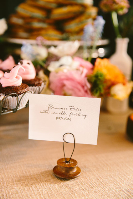 Brownie bites display