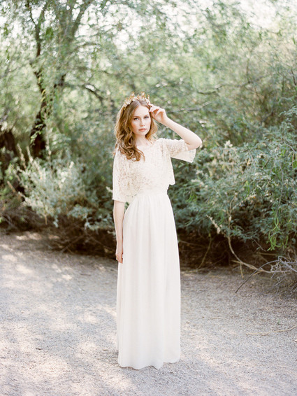 White wedding dress