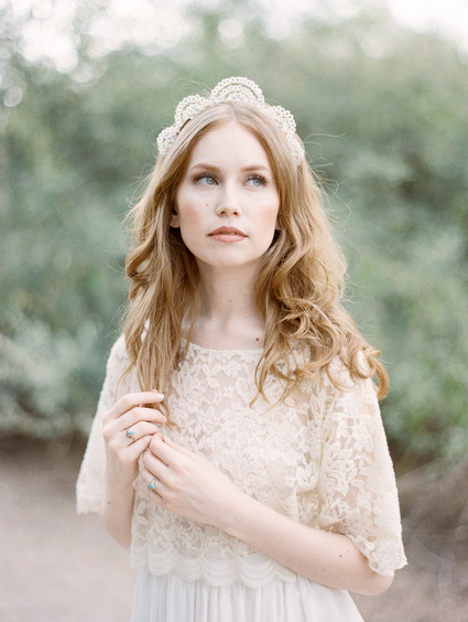 Handmade bridal accessories