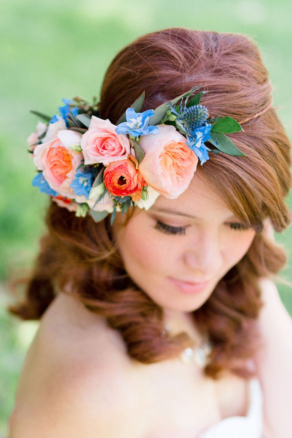 Wedding flower crown