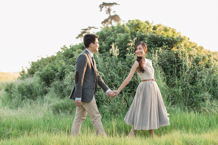 Vintage Santa Cruz engagement portrait