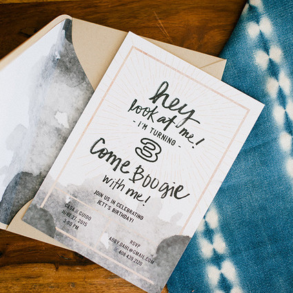 3rd birthday invite Inspiration