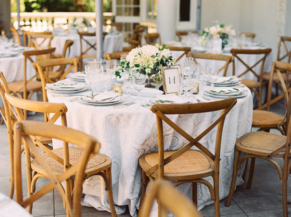 Romantic Italian inspired wedding tablescape