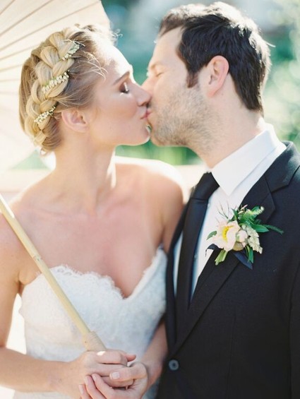 Vintage wedding portrait