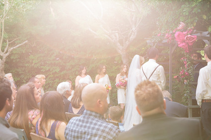 Wedding ceremony portrait