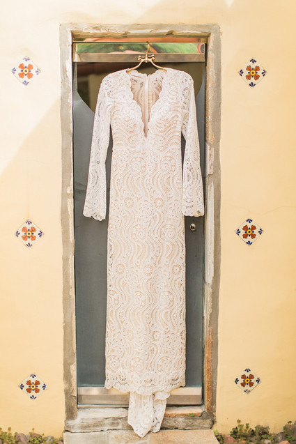 Bohemian wedding dress