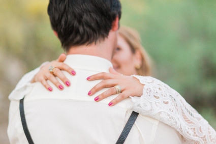 Bohemian palm springs wedding