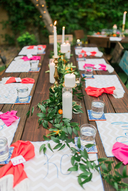 Bohemian palm springs wedding