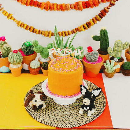 puppy birthday cake