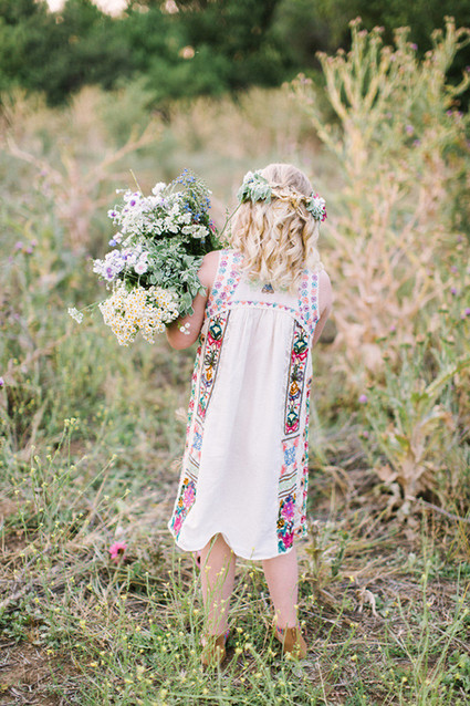 Mother daughter wildflower photos
