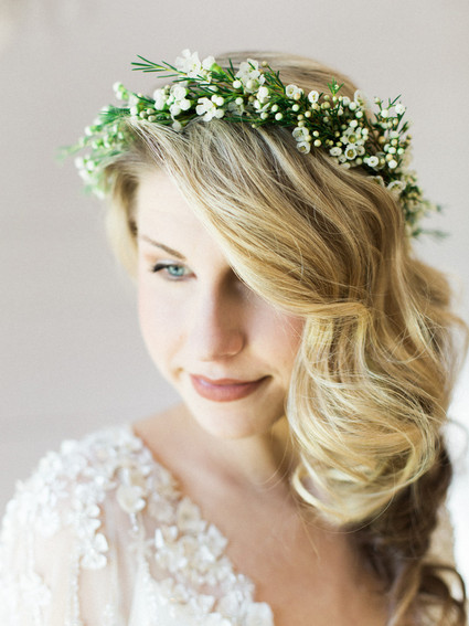 Greenery floral crown