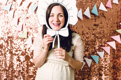 Baby shower photo booth