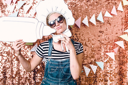 Baby shower photo booth