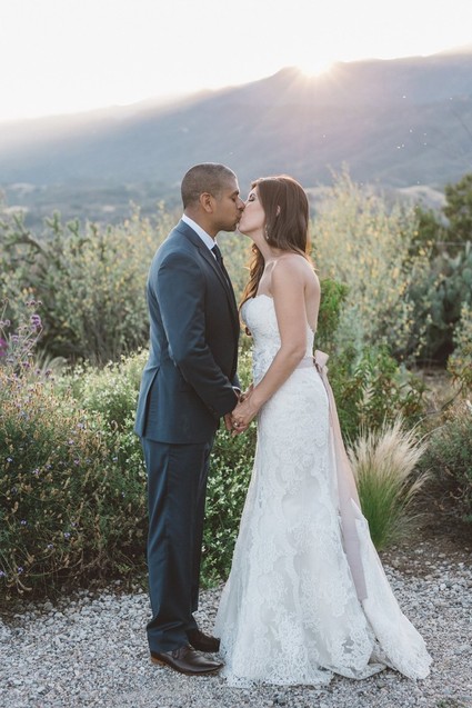 Ojai ranch wedding portrait