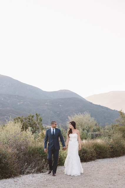 Ojai ranch wedding portrait