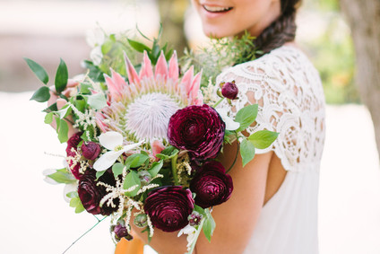 Bohemian wedding bouquets