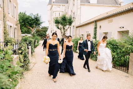 Wedding party portrait