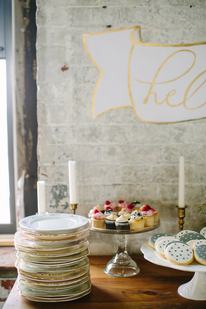 Vintage dessert bar