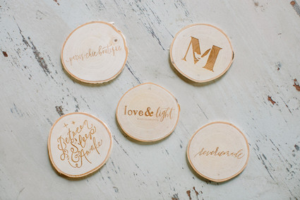 Wood coaster