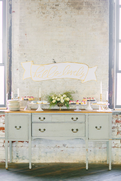 Vintage dessert bar