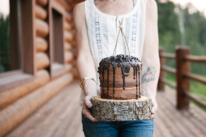 Chocolate birthday cake