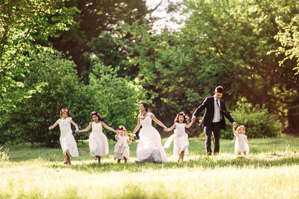 Flower girl portrait