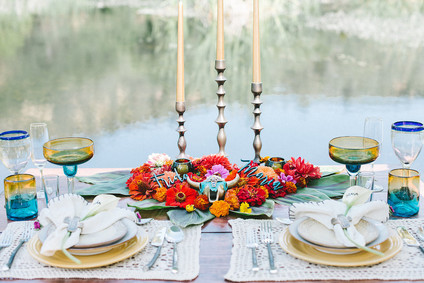 Spanish-style tablescape