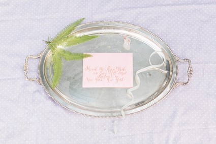 Pastel wedding invitation