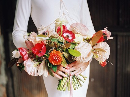 Fall bridal bouquet