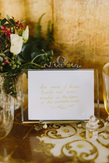 Wedding calligraphy