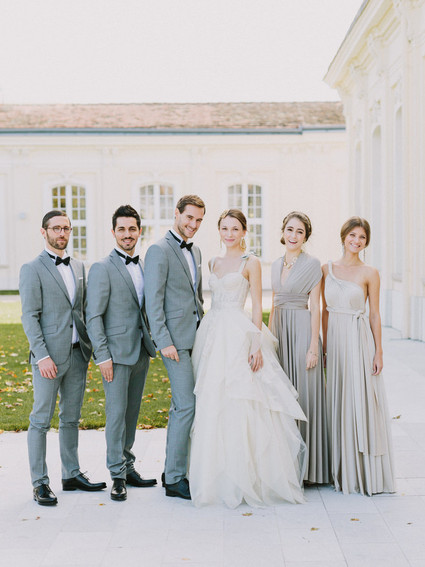 Wedding party portrait