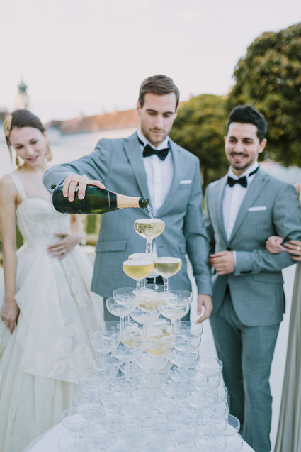 Champagne toast