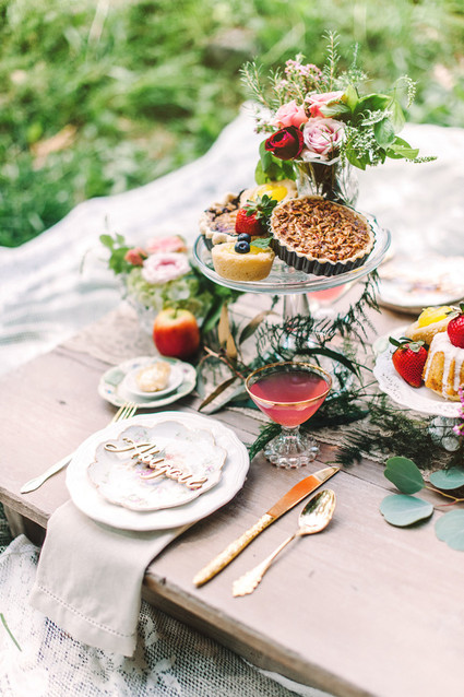 Rustic outdoor picnic inspiration
