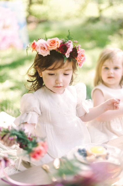 Flower girl picnic
