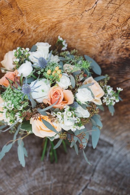 Rustic bridal bouquet