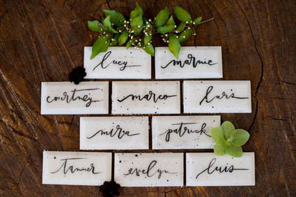 Tile escort cards Inspiration