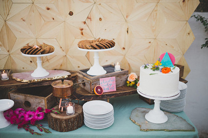 Modern dessert table
