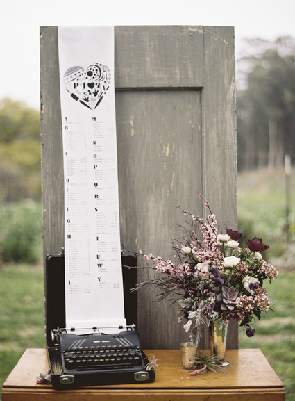 Escort card display Inspiration