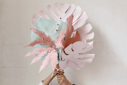 DIY painted foliage