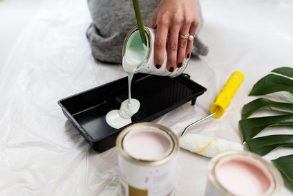 DIY painted foliage